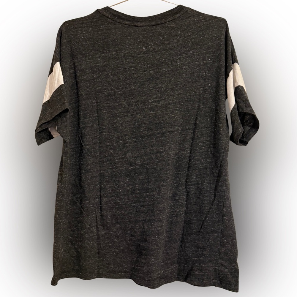 Flylow Après V-Neck Tee | Après Ski Graphic Heather Shirt | Size Women’s Large - Picture 2 of 8